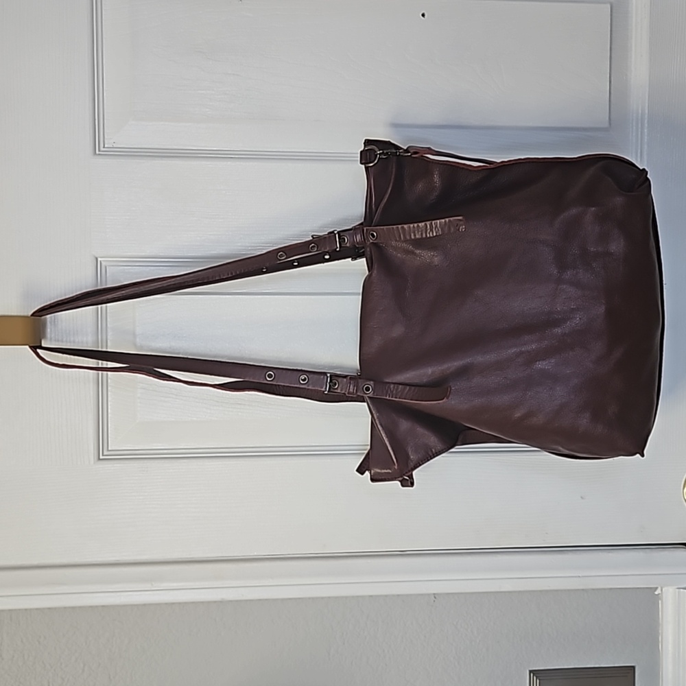 BIBA be natural Leather Shoulder Bag Tote Crossbody